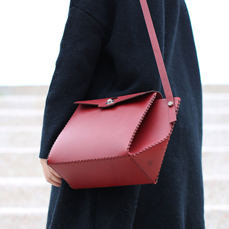 Small Leather Shoulder Bag - MM